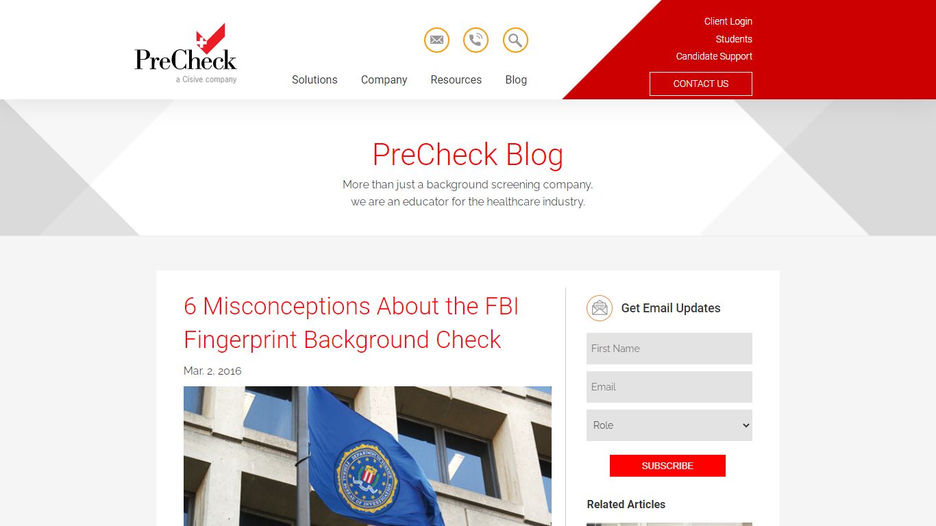 6 Misconceptions About the FBI Fingerprint Background Check